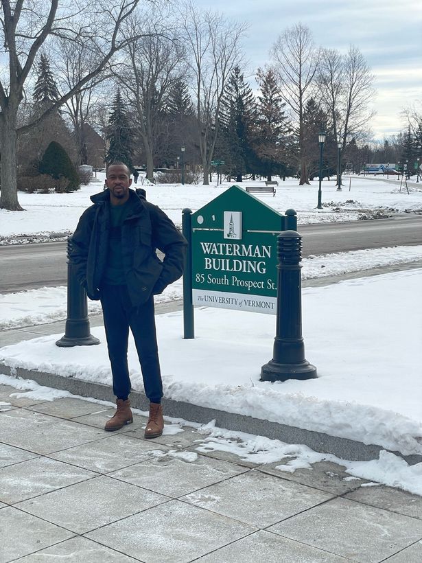 Kehinde Ojasanya at the University of Vermont