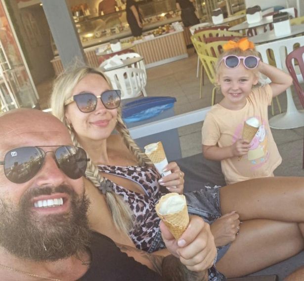 Rosie, Craig and Summer in Cyprus. They said they could no longer see a safe childhood for their little girl, and struggled with a skewed work-life balance