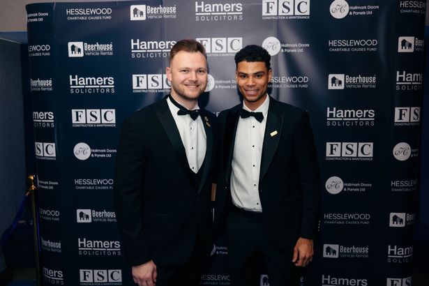 Humber Rescue Gala Ball co-organisers Sam Willis and Yusef Forster