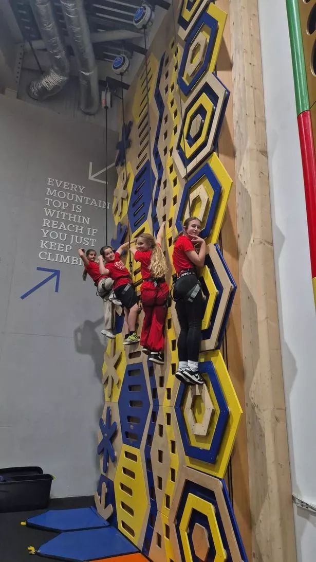 Santa Squad climbed the Rock Up Hull wall 78 times to raise money