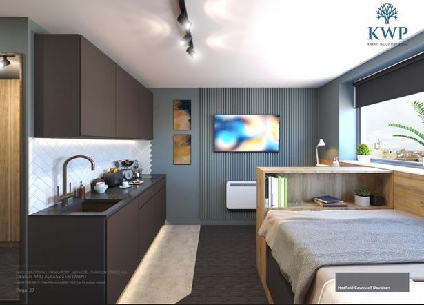 How a bedroom in the HMO could look