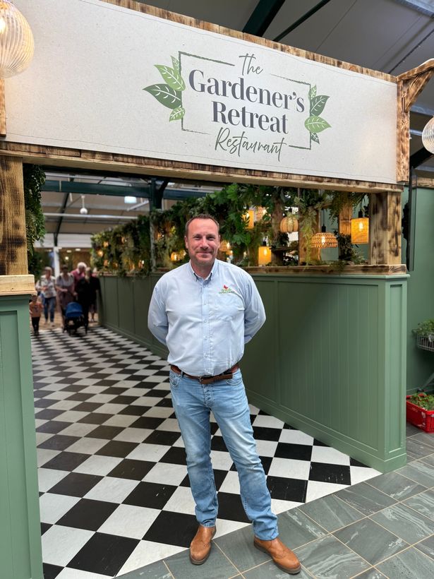 British Garden Centres Group Restaurant, Ricky Towers, at a recently refurbished restuarant