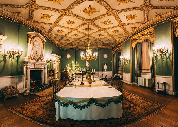 Inside the stately Burton Constable Hall