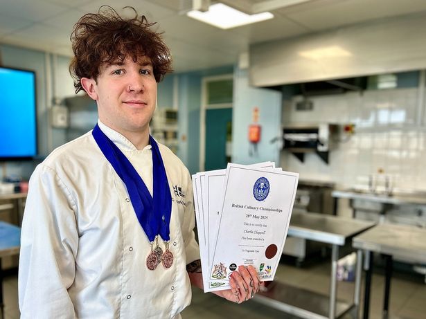 Advanced Culinary Arts student, Charlie Chappell