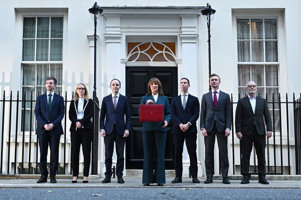 The Chancellor outside Number 11 Downing Street