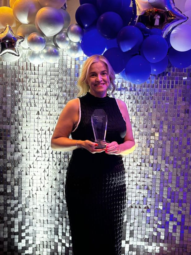 PC Sarah Carr winning the Women In Policing award in 2024