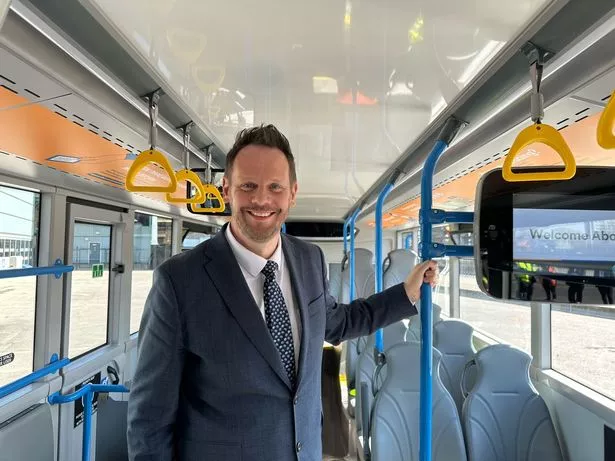 Simon Lightwood on his visit to Hull in an electric bus