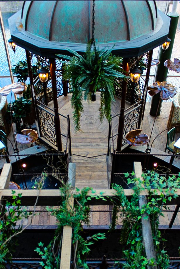 Inside the new bar and restaurant Iron Lilies, in Princes Quay, Hull