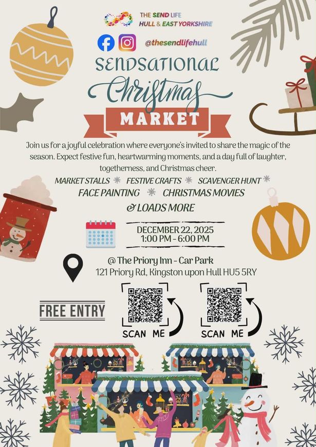 Hull's first SENDsational Christmas market will have stalls, festive crafts and more for young people with disabilities and their families to enjoy