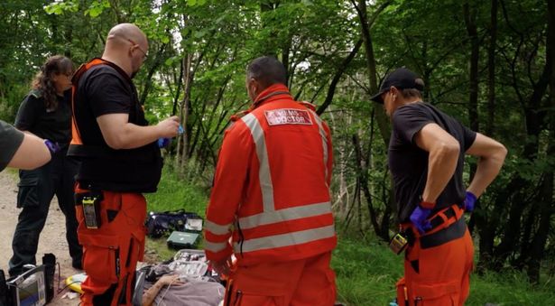 19-year-old Caitlin Sharpe had been out riding with her dad and boyfriend when she came off her bike