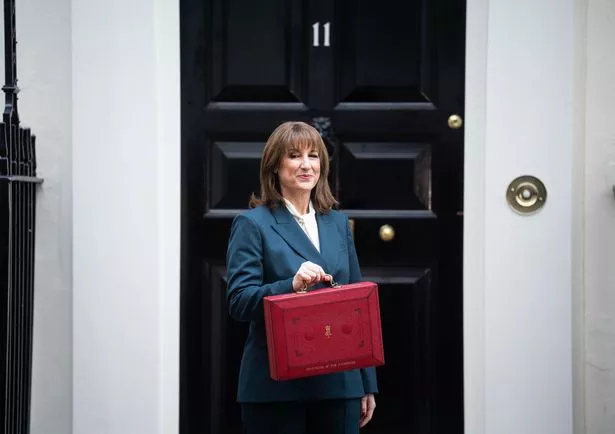 Chancellor of the Exchequer Rachel Reeves outside 11 Downing Street, with her ministerial red box, before delivering her Budget in the House of Commons