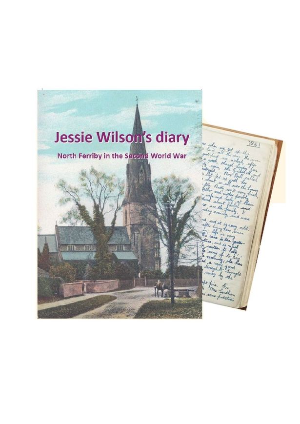 Front cover of Jessie Wilson's diary, North Ferriby in the Second World War