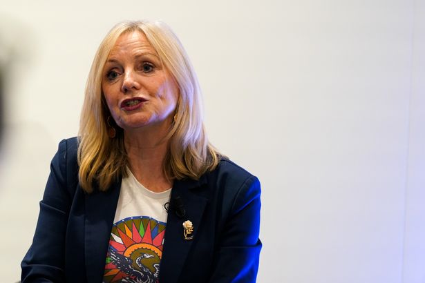 Tracy Brabin, Mayor of West Yorkshire speaking at the Great Northern Conference 2024 on December 3, 2024 in Hull