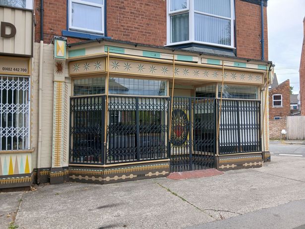 A well-preserved shop front in Hull's Princes Avenue