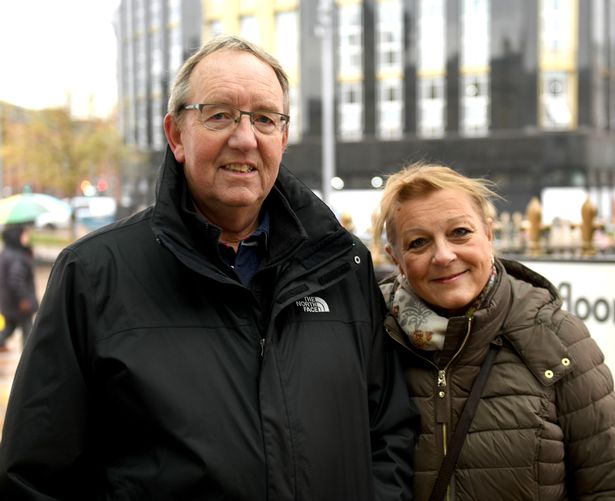 Chris and Christine Greasby, in Hull city centre