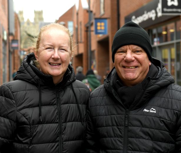 Jean Wright and Kevin Bulless in Beverley