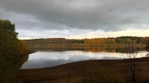 Yorkshire Water Fewston Reservoir in the Washburn Valley 