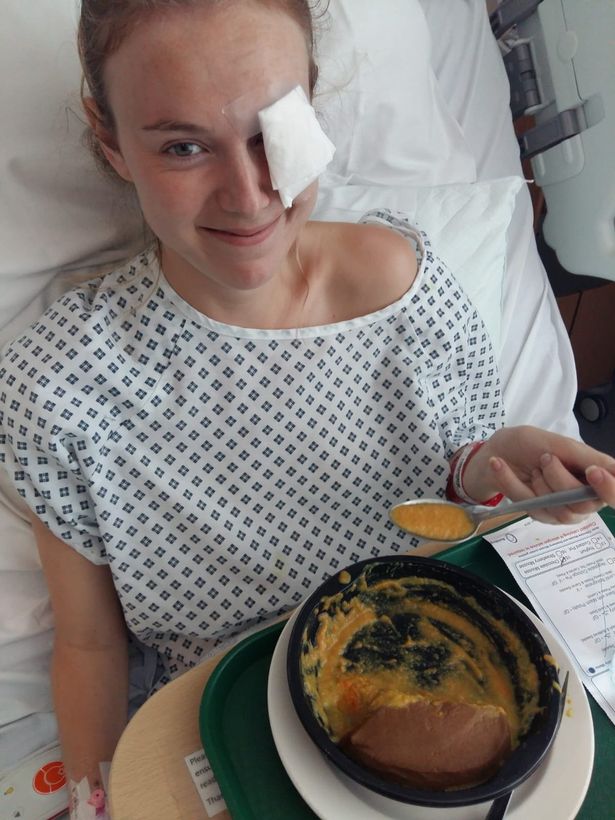 Abi Smith after her biopsy