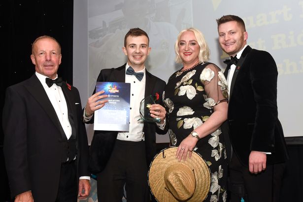 NFYFC President John Lee OBE, Stuart Brown, Natalie McGinn and James Nixey