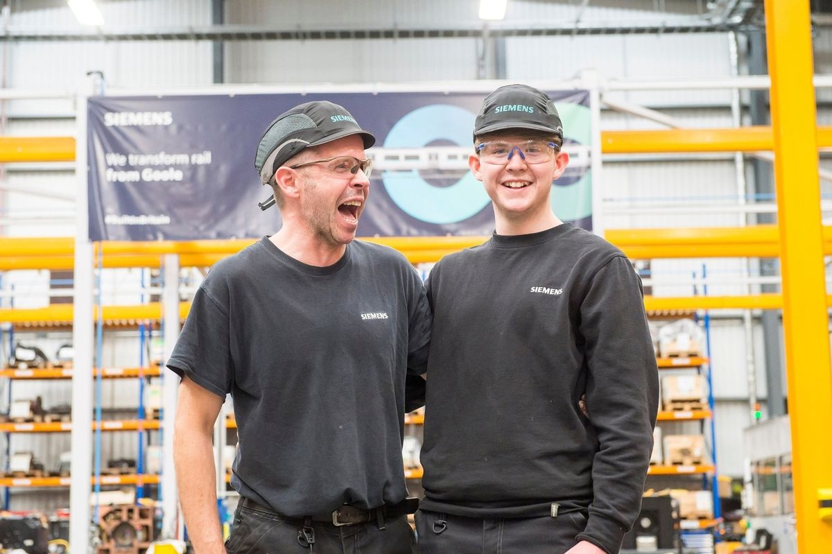 It is five years since the first cohort of apprentices joined the Siemens at the Goole Rail Village.