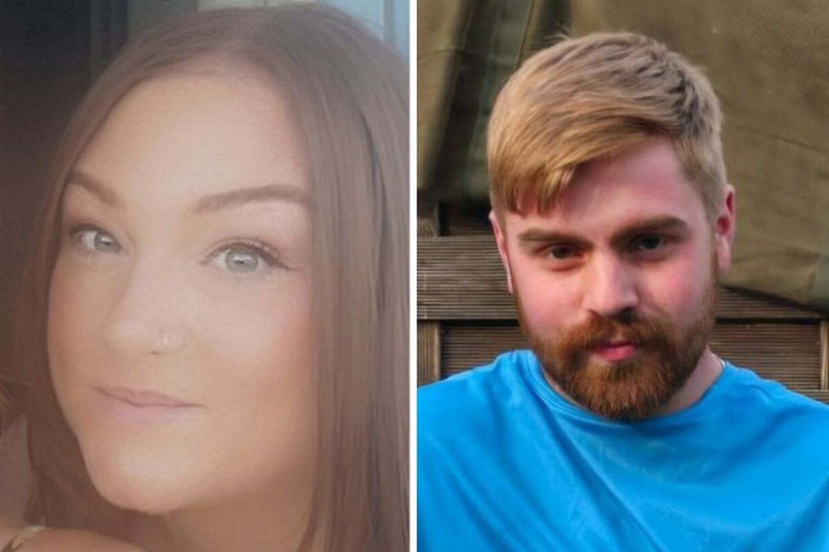 Tribute images of Sophie Wiles, left, and Connor Kasimos