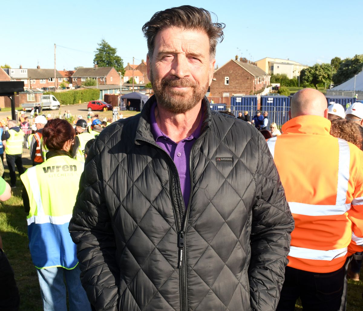 Nick Knowles at the new Cherry Tree Youth Centre in Beverley