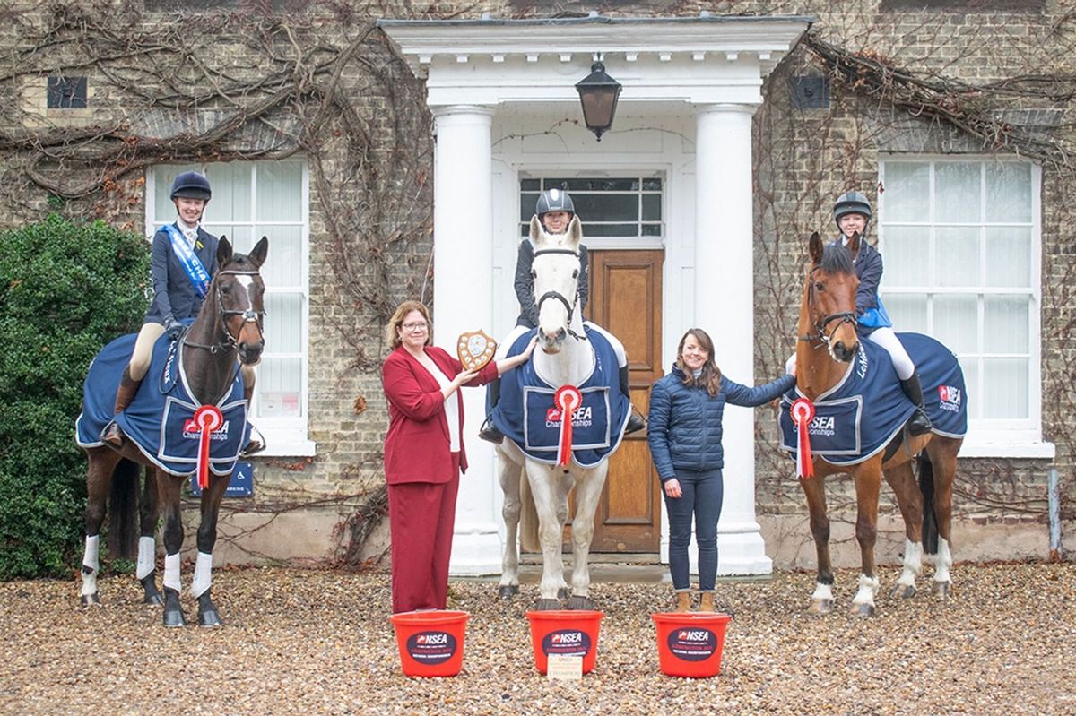 Pocklington School Equestrian Team, crowned champions at the National Schools Equestrian Association National Championships