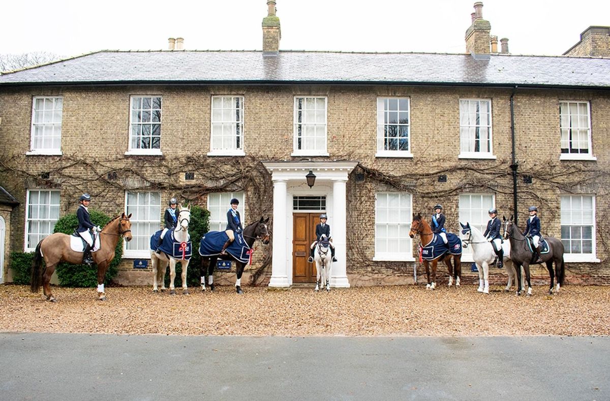 Riders who represented Pocklington School at the National Schools Equestrian Association National Championships