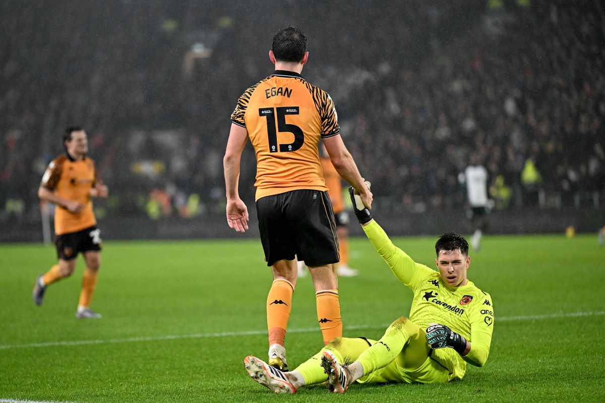 John Egan and Ivor Pandur endured tough nights during the defeat to Middlesbrough