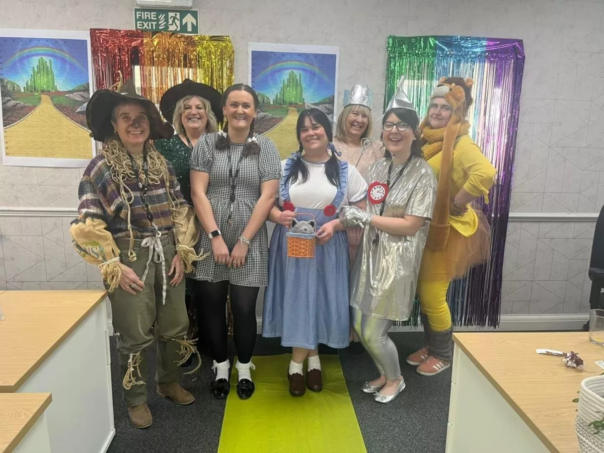 Ideal Heating colleagues raised over £1,800 for BBC Children In Need, with members of the team dressing up as characters from the Wizard of Oz