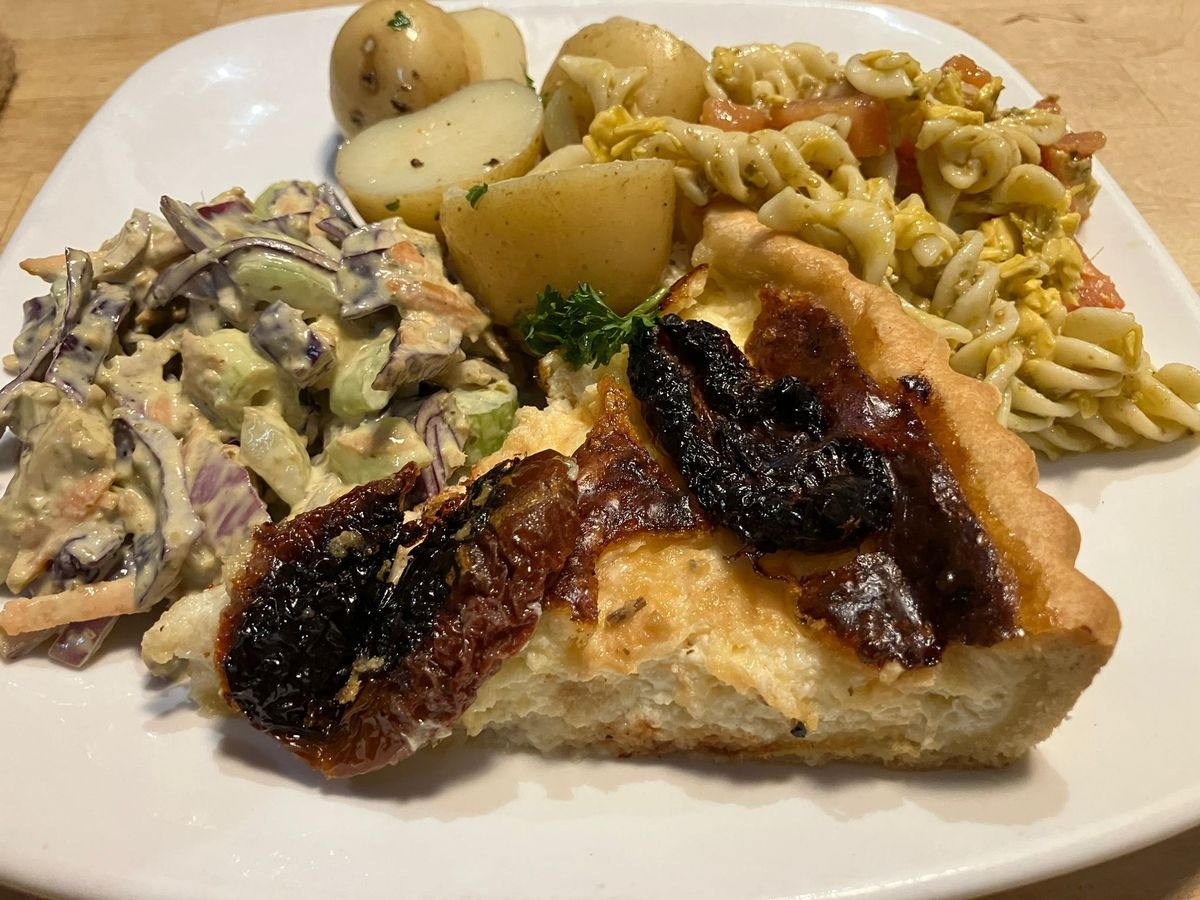 I can't stop thinking about how tasty this lunch was
