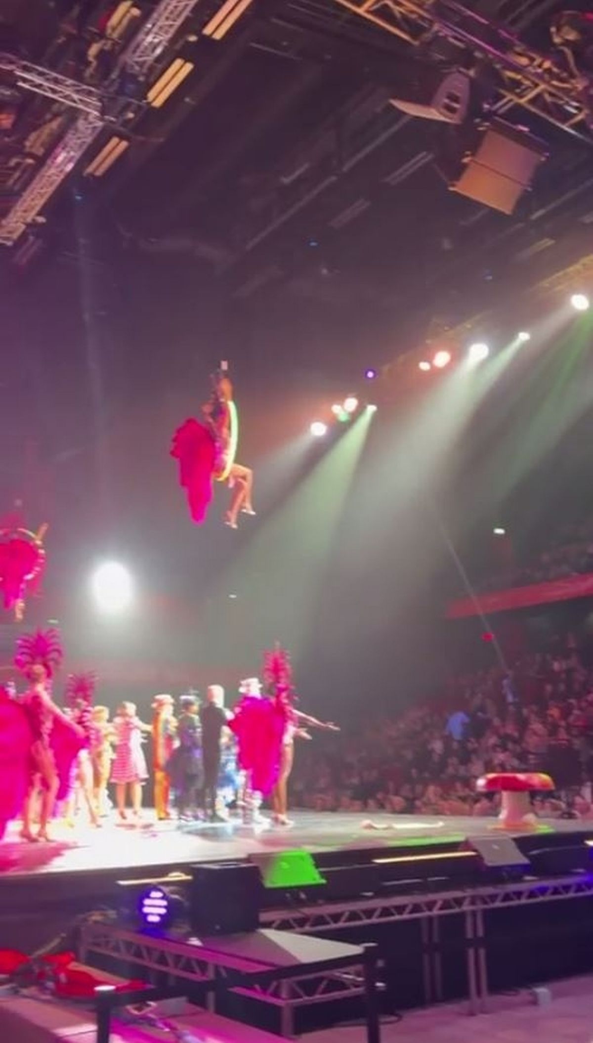 A still from a video of Wicked Wizard Of Oz: A Cirque Spectacular 