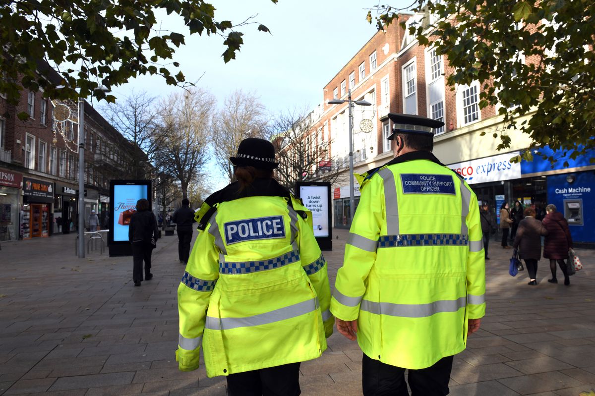 Police officers will be on patrol in busy hotspots over the festive season
