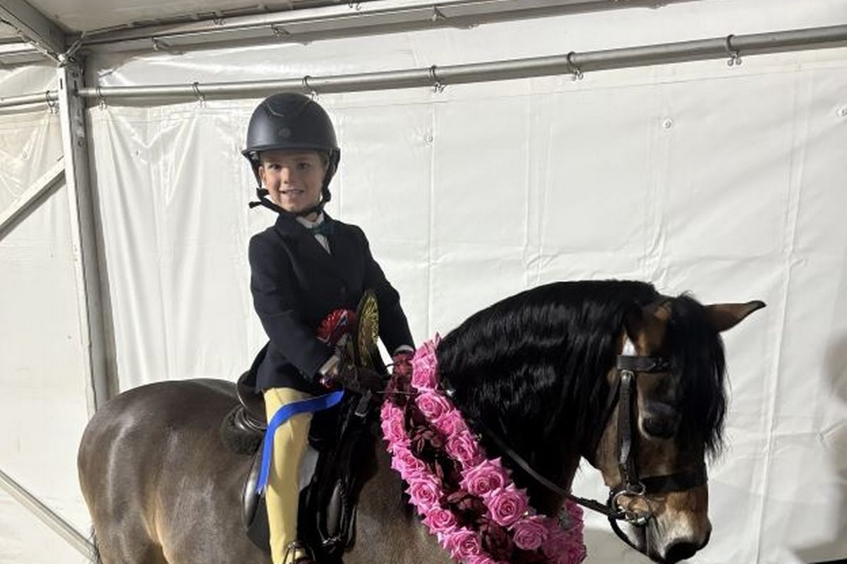 Drew Palmer from Wawne has a natural talent for horse riding.