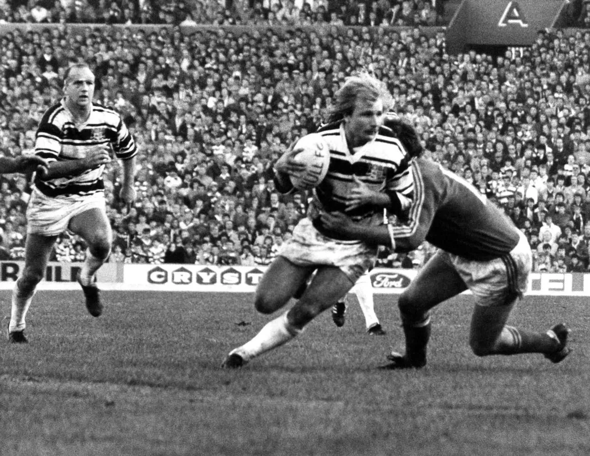 BACK IN HIS HULL FC DAYS: Peter Sterling.