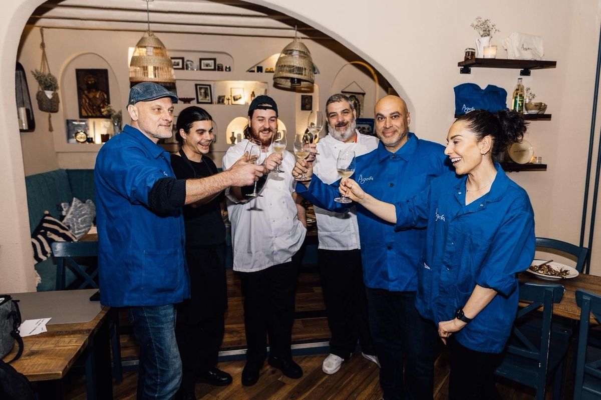 The Agora team; the restaurant in Princes Avenue is now fully open after a soft launch