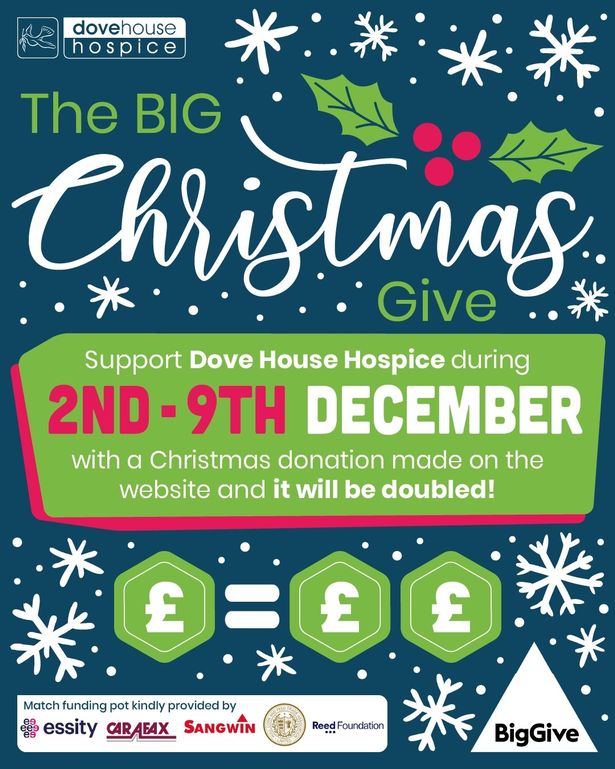 Dove House Hospice's Big Christmas Give appeal