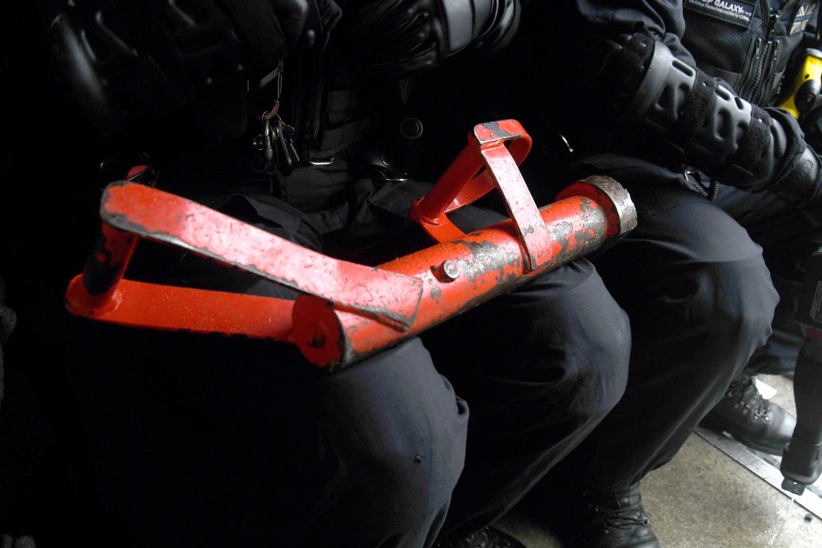 Op Galaxy during Operation Shield with Humerside Police as they raid a property in Cleethorpes