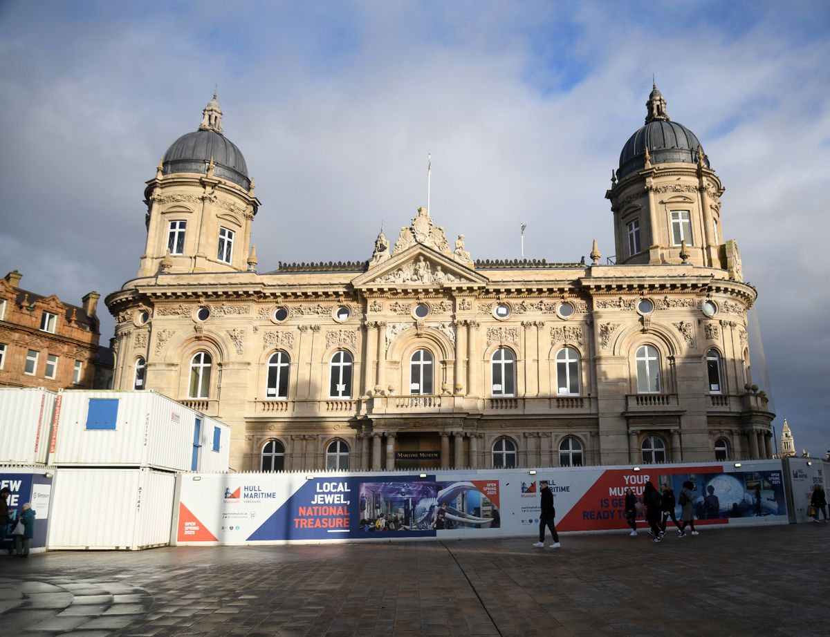 Hull's Maritime Museum as seen from Queen Victoria Square