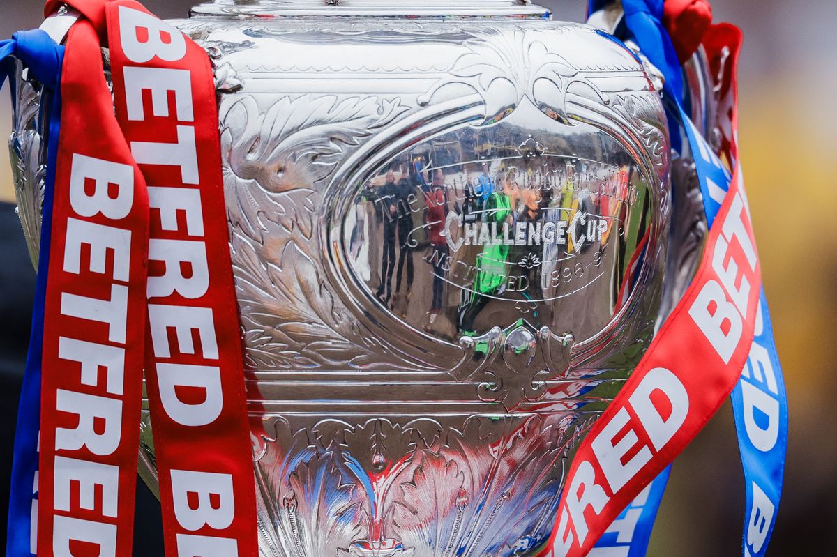 The Challenge Cup trophy.