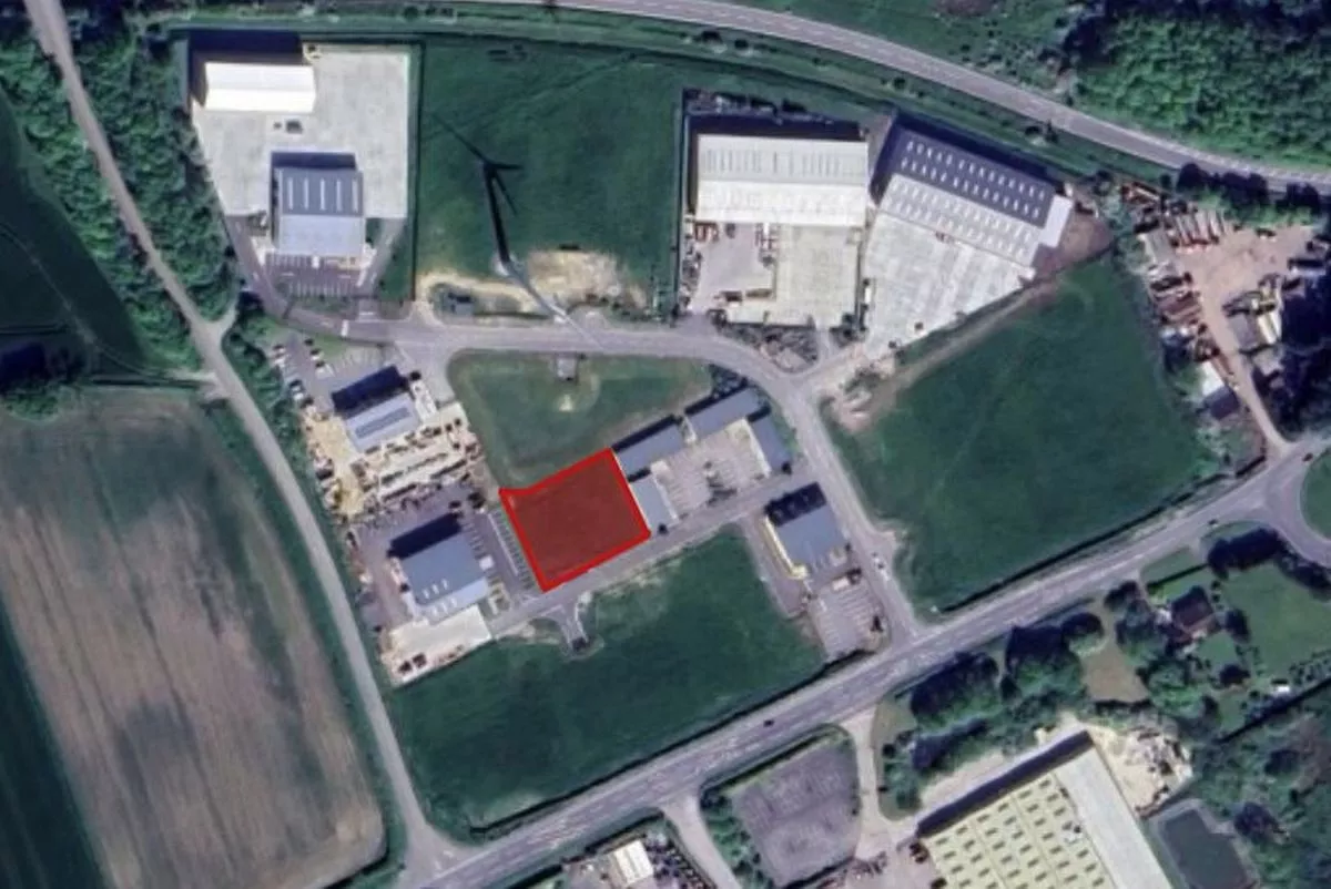The site of the new development is shown in red