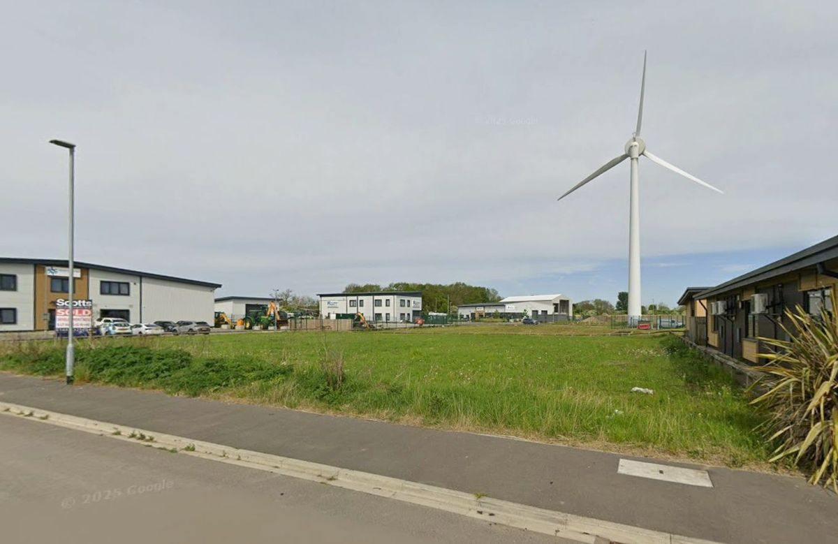 The site, on Innovation Drive, is currently grassland 