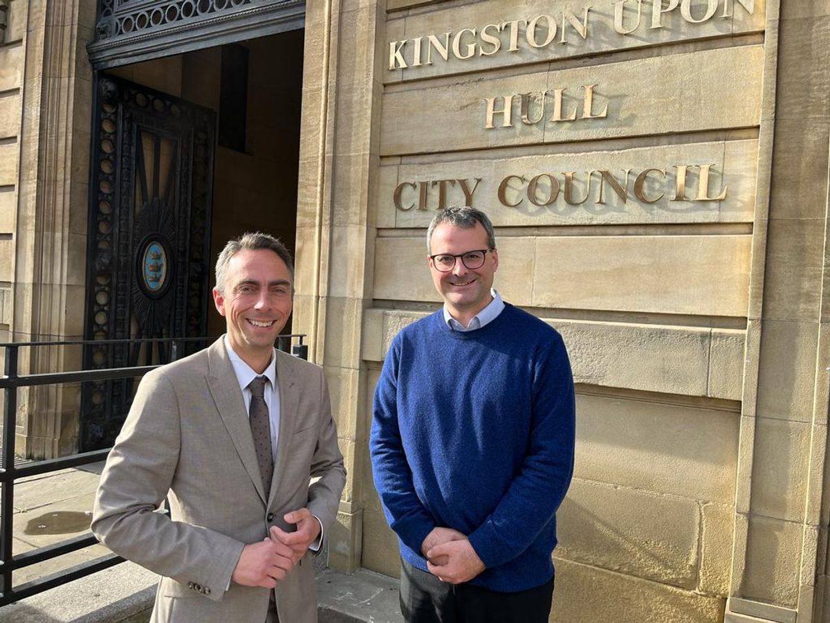 Cllr Mike Ross (left) and Cllr Mark Ieronimo