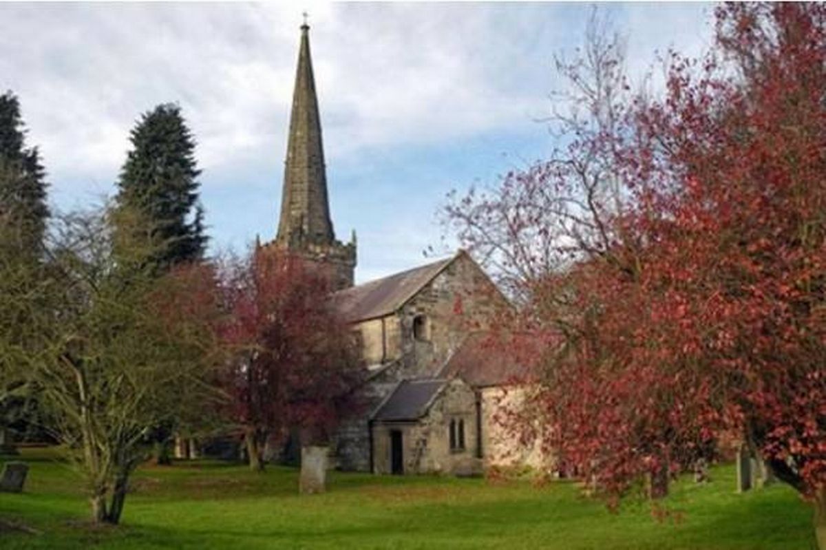 St Mary's Church in Huggate, Yorkshire. 