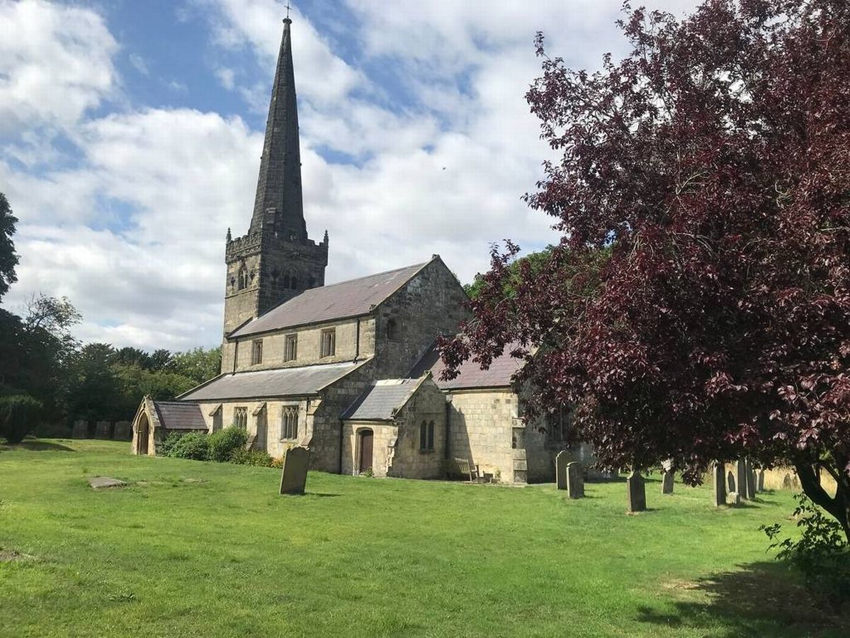 St Mary's Church in Huggate. 