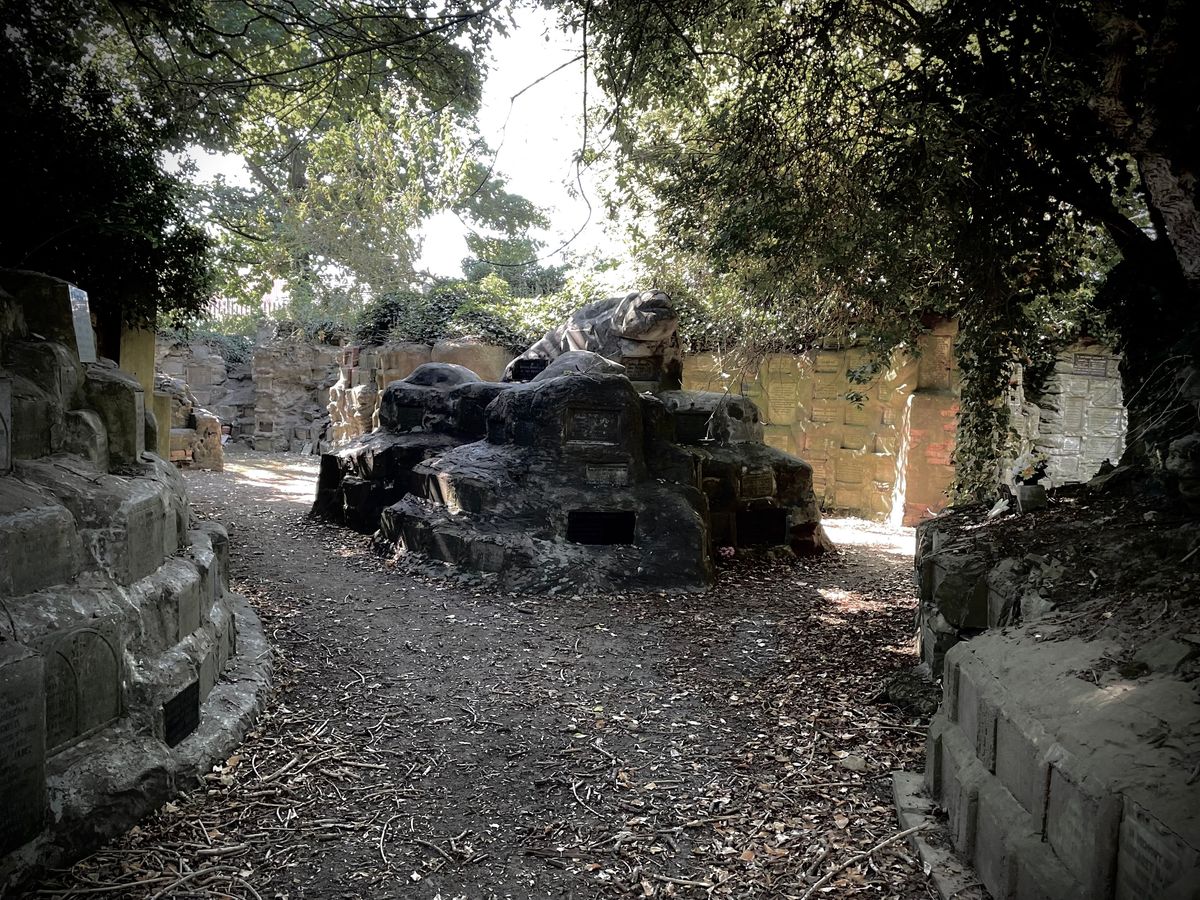 The columbarium at Hedon Road Cemetery in Hull