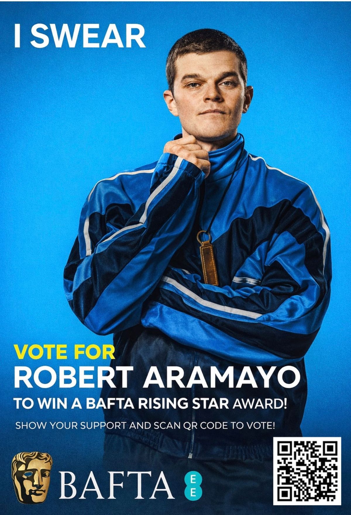 Robert Aramayo, pictured in his role of John Davidson MBE in the biopic I Swear