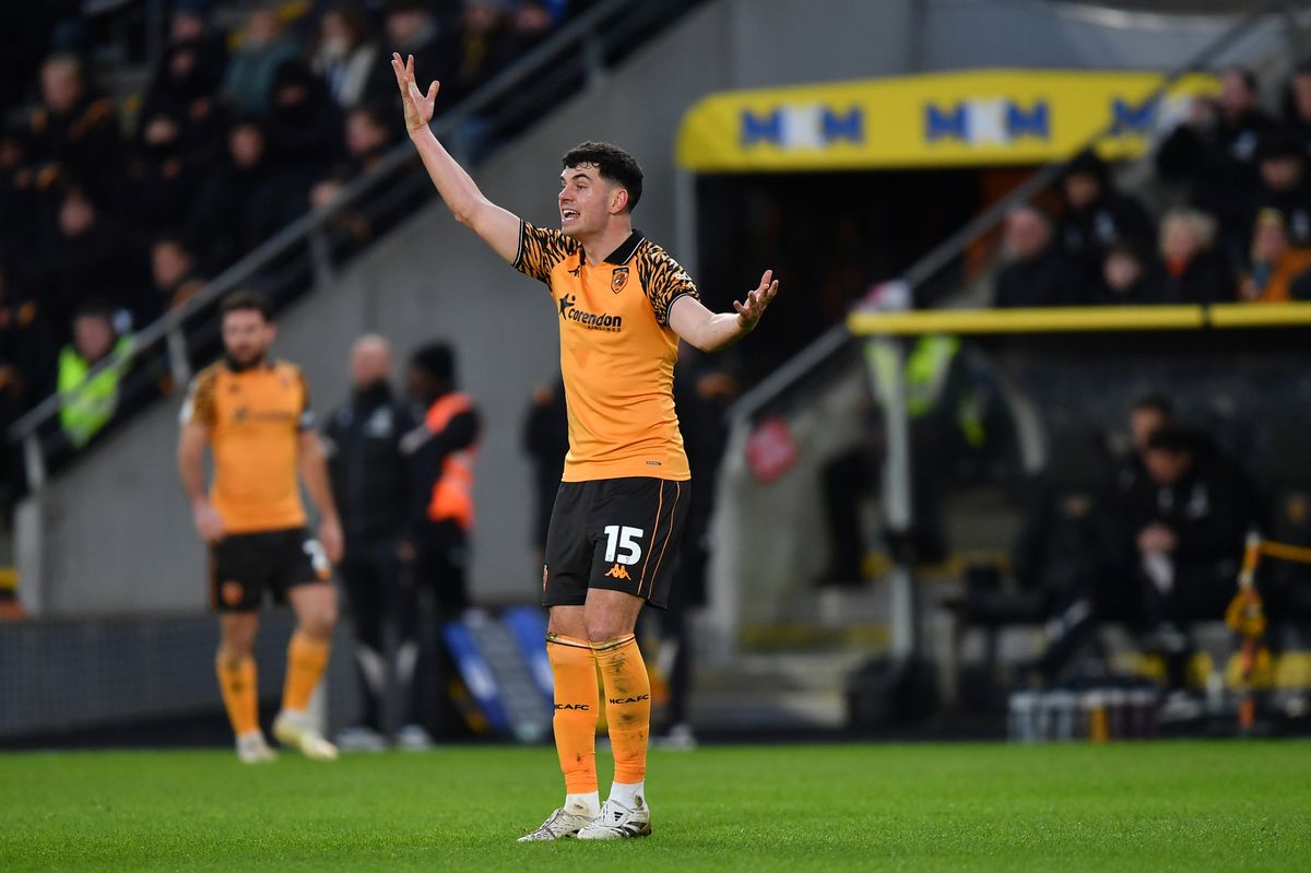 John Egan in action for Hull City