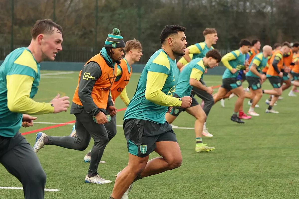 Hull KR in pre-season.