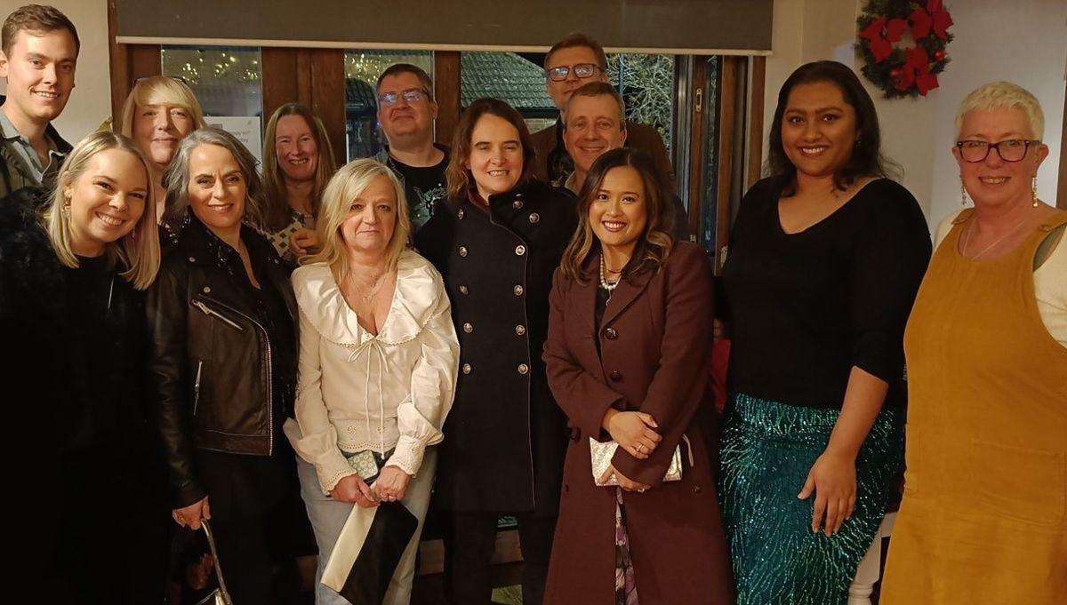 Hull University Teaching Hospitals NHS Trust haemophilia service team, with Dr Jireh Ann Batac, haematology consultant, third from right